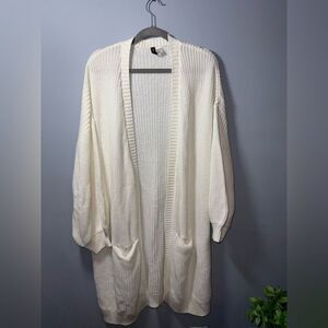 Divided H&M Heavyweight Knit Cotton blend oversized Cardigan 2XL EUC